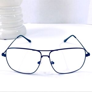 Metal Oversized Blue Light Blocking Glasses
